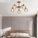 Stylish Macaron Ceiling Pendant: Metal Hanging Light For Nurseries