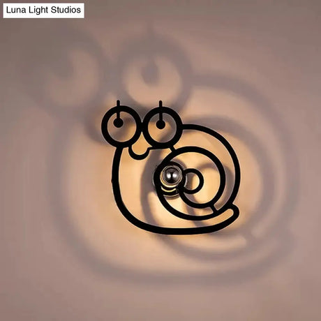 Stylish Metal Wall Sconce For Study Room Or Childs Bedroom With Single Light