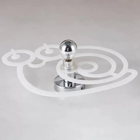 Stylish Metal Wall Sconce For Study Room Or Childs Bedroom With Single Light White / B