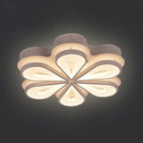 Stylish Raindrop Flushmount Acrylic Led Ceiling Light: Modern Blossom Design - Warm/White Light