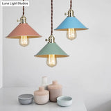 Tapered Metal Pendant Lamp For Modern Dining Room Lighting