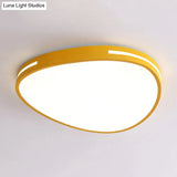Teardrop Led Ceiling Light For Kindergarten And Bedroom - Nordic Style