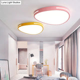 Teardrop Led Ceiling Light For Kindergarten And Bedroom - Nordic Style