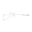 Telescopic Arm Studio Task Wall Light - Industrial Iron 1 Head Black/White Plug-In Lamp With Bowl