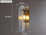 The Living Room Background Copper Wall Lamp / No Light Source Lamps