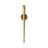 Traditional Black/Brass Cone Sconce Light: Warm/White 1-Head Metal Wall Fixture