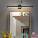 Traditional Led Vanity Lamp - Black Metal Sconce Light Fixture For Bathroom 18/23/29.5 Wide / 18