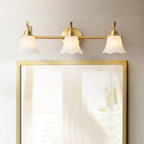 Traditional Metal Bathroom Vanity Light With 2/3 Bulbs - Led Brass Sconce Lighting 3 /