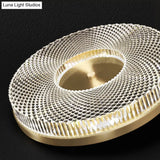 Ultra-Contemporary Crystal Round Flush Mount Ceiling Light For Bedroom