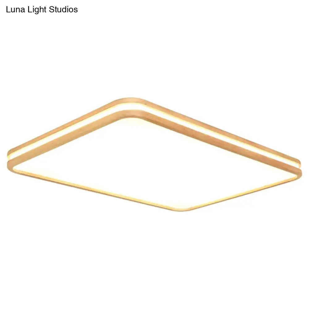 Ultra - Contemporary Integrated Led Semi Flush Ceiling Mount Chandelier For Bedroom