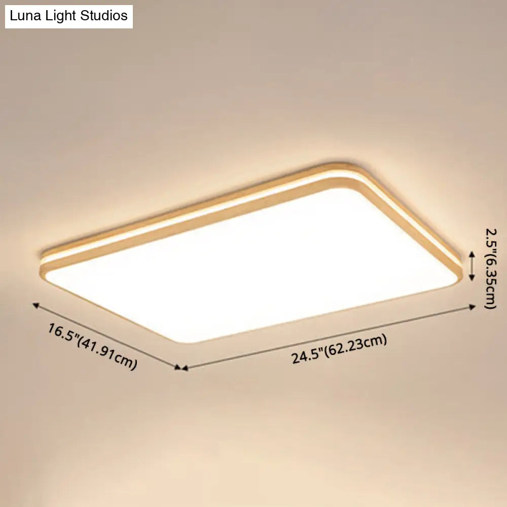 Ultra - Contemporary Integrated Led Semi Flush Ceiling Mount Chandelier For Bedroom
