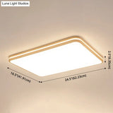 Ultra - Contemporary Integrated Led Semi Flush Ceiling Mount Chandelier For Bedroom