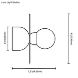Ultra - Contemporary Sphere 1 - Light Milk Glass Ceiling Flush Mount For Living Room