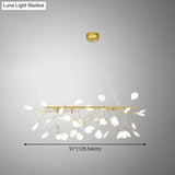 Ultra-Modern Linear Firefly Pendant Lighting: Acrylic Billiard Light For Living Room