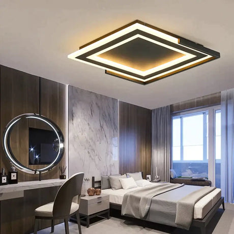 Ultra-thin Surface Mounted Modern LED Ceiling Lights Square Acrylic Ceiling Lamp Ceiling