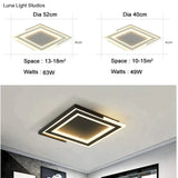 Ultra-thin Surface Mounted Modern LED Ceiling Lights Square Acrylic Ceiling Lamp Ceiling