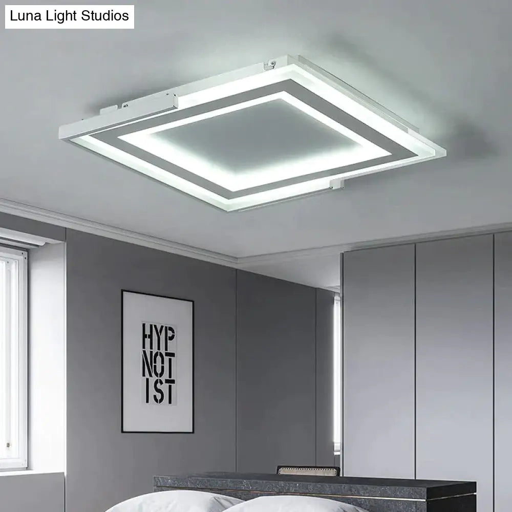 Ultra-thin Surface Mounted Modern LED Ceiling Lights Square Acrylic Ceiling Lamp Ceiling