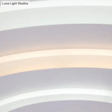 Ultra - Thin White Acrylic Led Ceiling Light - Contemporary Flush Mount Fixture