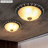 Vintage Black Sunburst Ceiling Light With Opal Glass For Living Room - 9’/15’ Wide