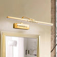 Vintage Brass Finish Integrated Led Wall Sconce Light - 15 Width /
