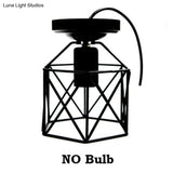 Vintage Ceiling Lights Birdcage Ceiling Lamp Shade Home Lighting Ceiling