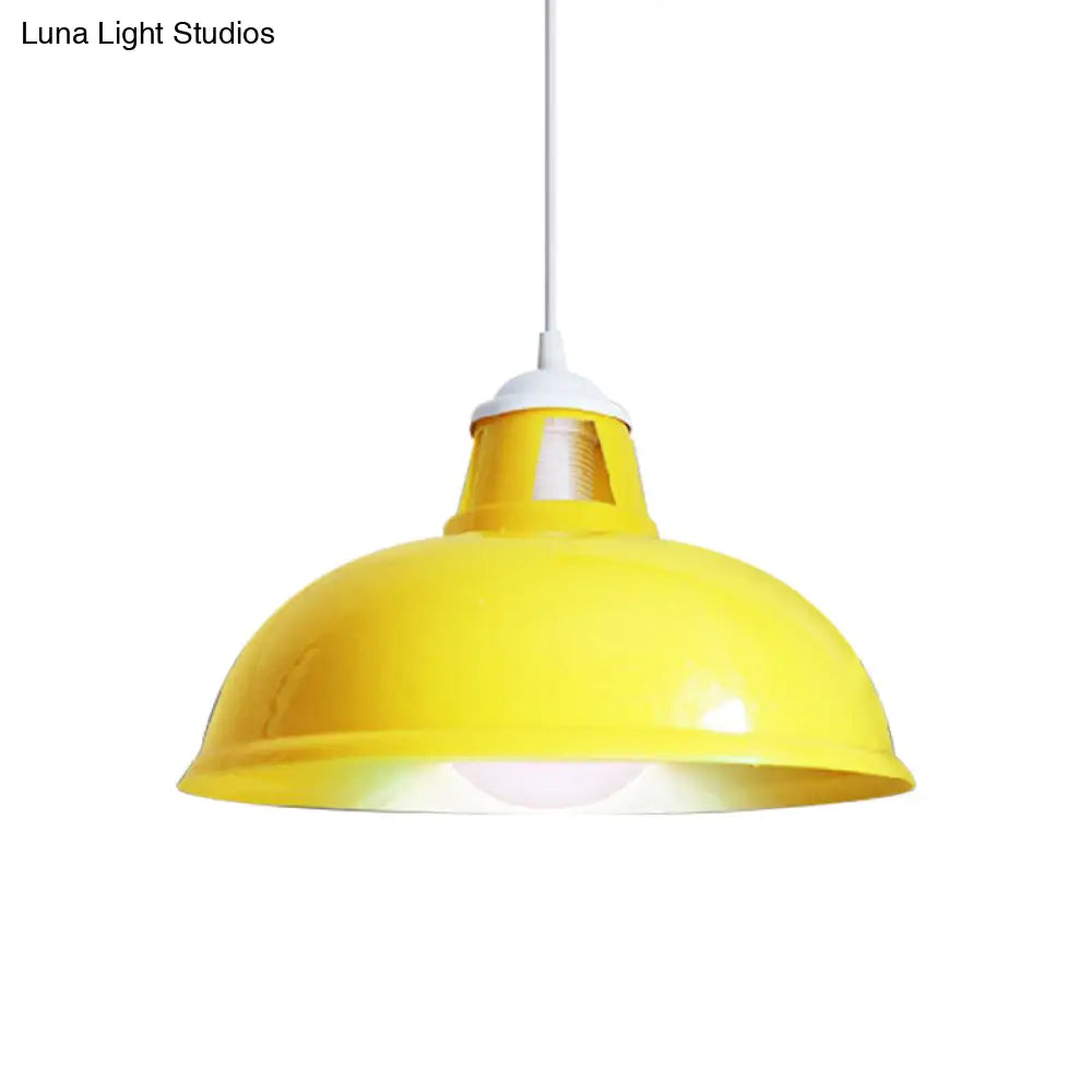 Vintage Coin Pattern Pendant Light With Acrylic Shade - 1 Bulb Ceiling Fixture For Restaurant