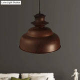 Vintage Double Bubble Pendant Light - Stylish Bronze Metal Ceiling (Indoor)