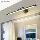 Vintage Metal Led Wall Mount Vanity Mirror Light With Adjustable Tube