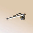 Vintage Metal Led Wall Mount Vanity Mirror Light With Adjustable Tube Black / 14 Natural