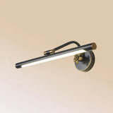 Vintage Metal Led Wall Mount Vanity Mirror Light With Adjustable Tube Black / 23 Natural