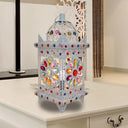 Vintage Metal Nightstand Lamp - White Bedside Lighting For Bedroom