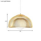 Vintage Opal Matte Glass Globe Pendant Light - 12’/16’ Wide 1 Hanging Lamp In Gold With Dual