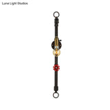 Vintage Rustic Wall Sconce With Pipe Valve And 1 Light For Living Room Décor