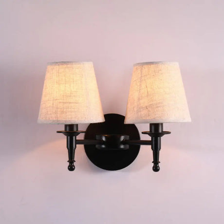 Vintage Style Bucket Shade Wall Mounted Lamp For Corridors 2 / Grey