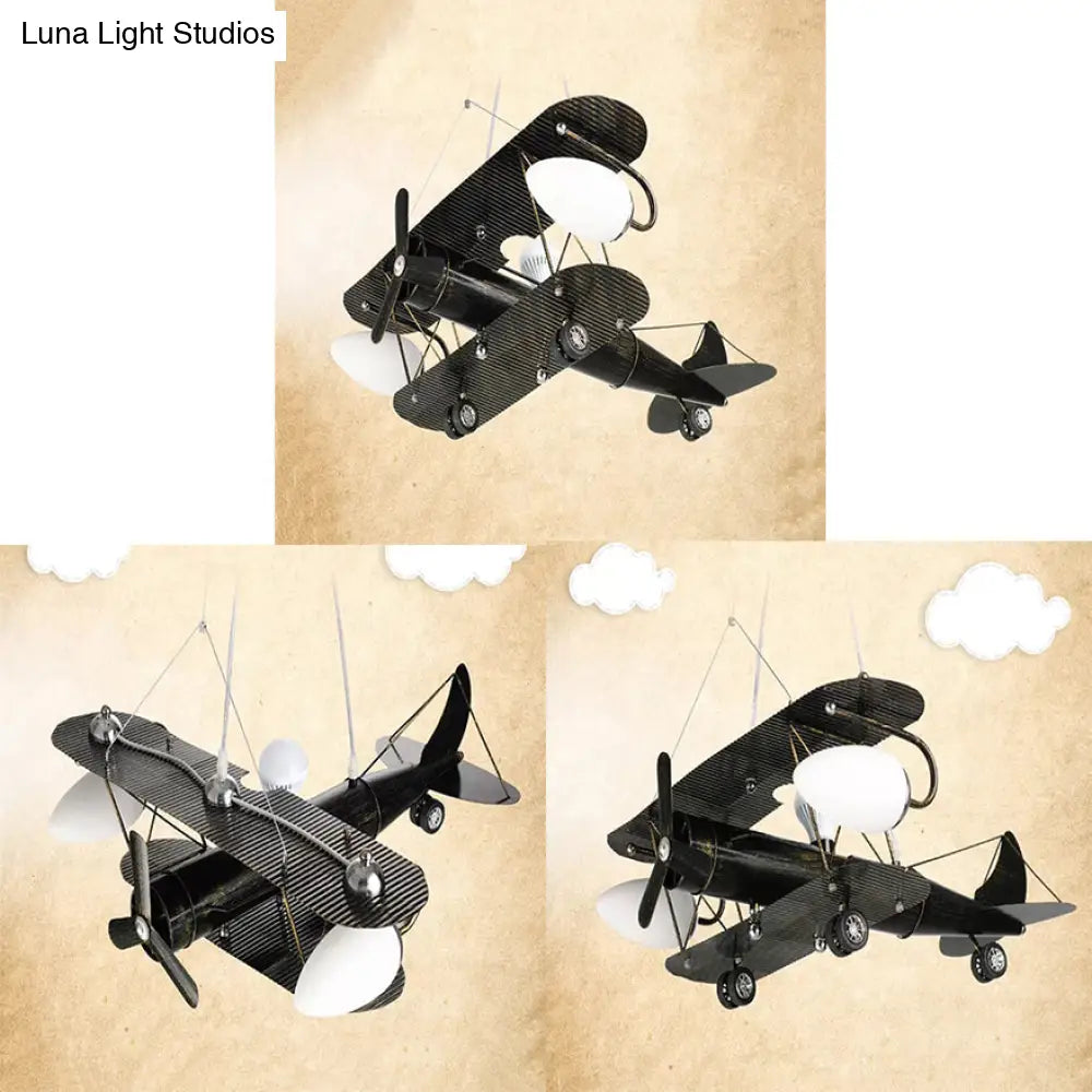 Vintage-Style Glider Kindergarten Metal Chandelier In Antique Brass

Note: Seo Is Important So Its