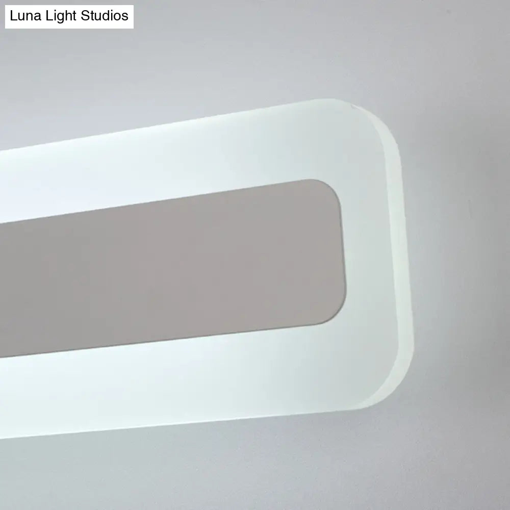 Waterproof Led Vanity Light - Modern Acrylic Design | High Brightness Sconce For Bathroom