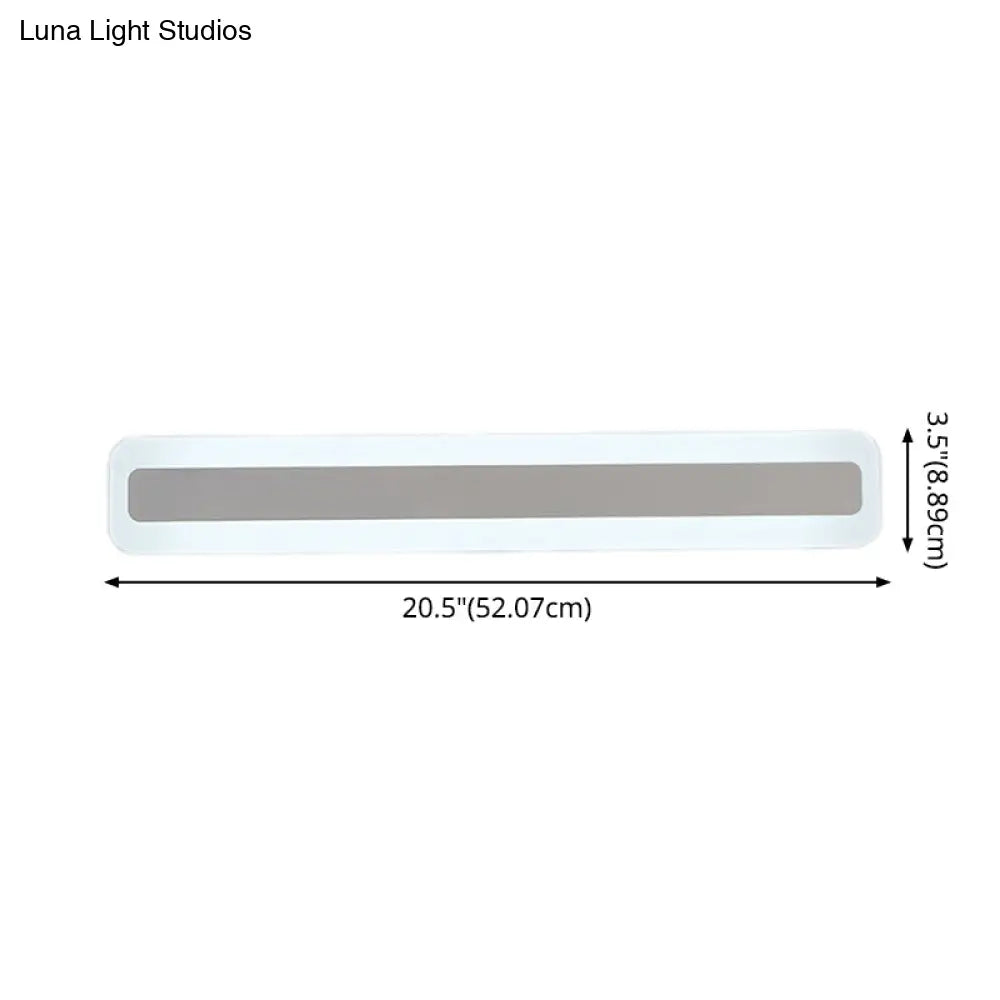 Waterproof Led Vanity Light - Modern Acrylic Design | High Brightness Sconce For Bathroom