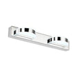 Waterproof Led Vanity Mirror Light With Acrylic Lampshade - Chrome Sconce Lamp In Warm/White 2 /