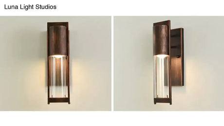 Waterproof Outdoor Led Wall Lighting Retro Vintage Bronze E27 Bulb For Garden Porch Sconce Street
