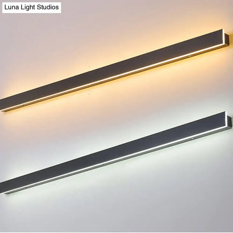 Waterproof Outdoor Wall Lamp Led Long Ip65 Aluminum Light Garden Villa Porch Sconce 110V 220V