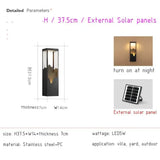 Waterproof Solar Led Outdoor Light - Garden Decoration Lamps For Balcony Courtyard Street And Wall
