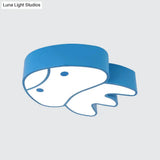 Whimsical Jellyfish Flush Ceiling Light For Kids’ Bedchamber - Led Acrylic Mount Lighting In