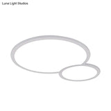 White Acrylic Led Snowman Ceiling Lamp For Retail Stores