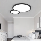 White Acrylic Led Snowman Ceiling Lamp For Retail Stores Black / Warm