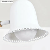 White Nordic Ceiling Pendant Wood Chandelier For Stylish Living Room Décor