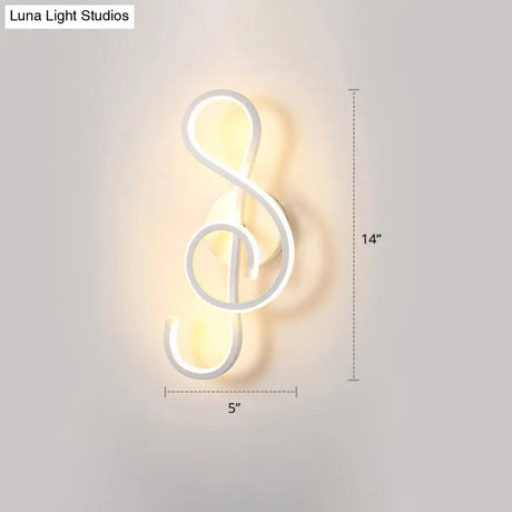 White Shaded Led Wall Light For Living Room - Simplicity Meets Acrylic Mount Lighting