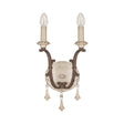 White Traditional-Style Wood Candelabra Wall Sconce - 2-Light Lighting Idea 7/13/14 Wide / 7