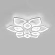 Wide Leaf Flush Ceiling Light - Simple Acrylic Led Mount Fixture In Warm/White/Natural 31.5’/39